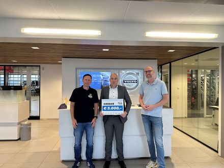 Wat een verrassing! Donatie van € 3.000! 