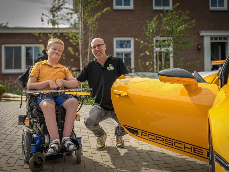 “Als ik een miljoen win, dan wil ik een Porsche waar ik in kan”